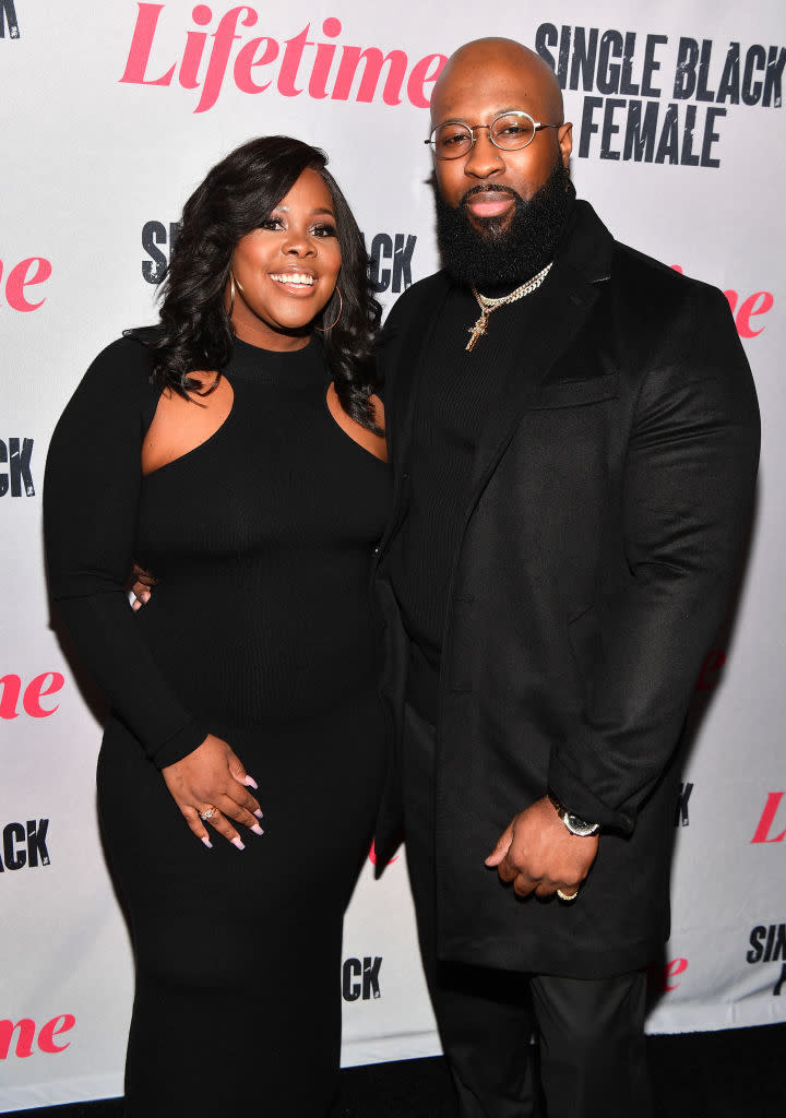 Amber Riley and Desean Black