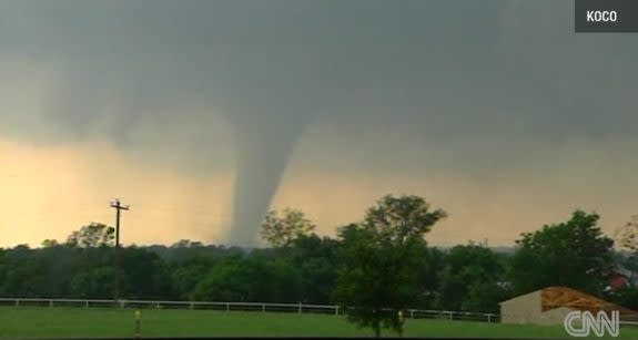 A deadly tornado touched down around Oklahoma City, Okla., on May 20, 2013.