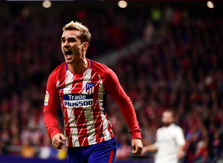 Atletico Madrid's Antoine Griezmann has a 100 million euro ($118 million) buyout clause