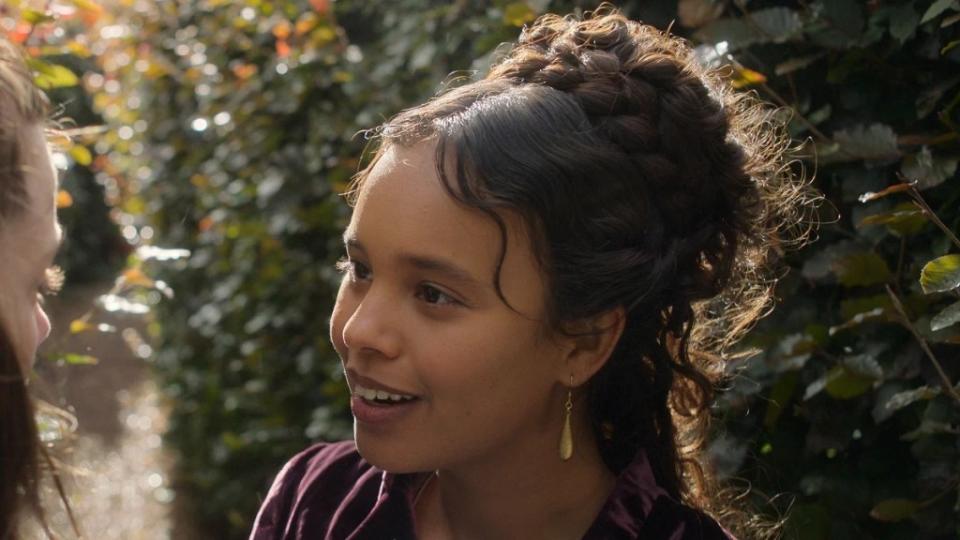 Alisha Boe plays Conchitta Closson in “The Buccaneers” (Apple TV+)