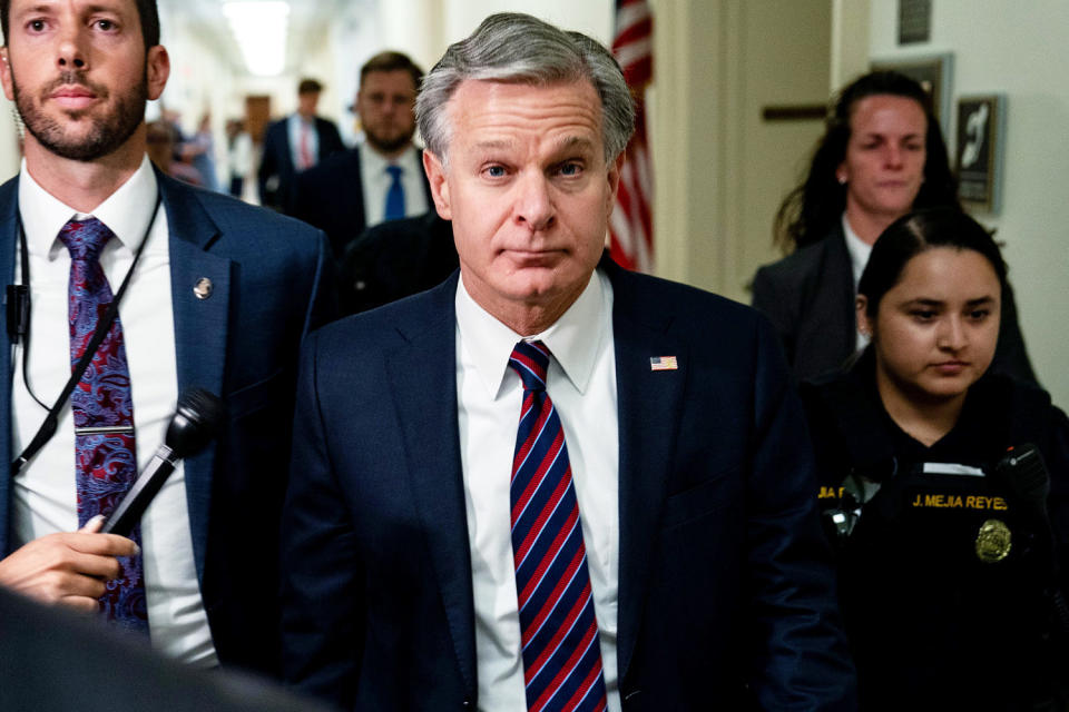 Image: FBI Director Wray testifies before the House Judiciary Committee (Kent Nishimura/Getty Images)