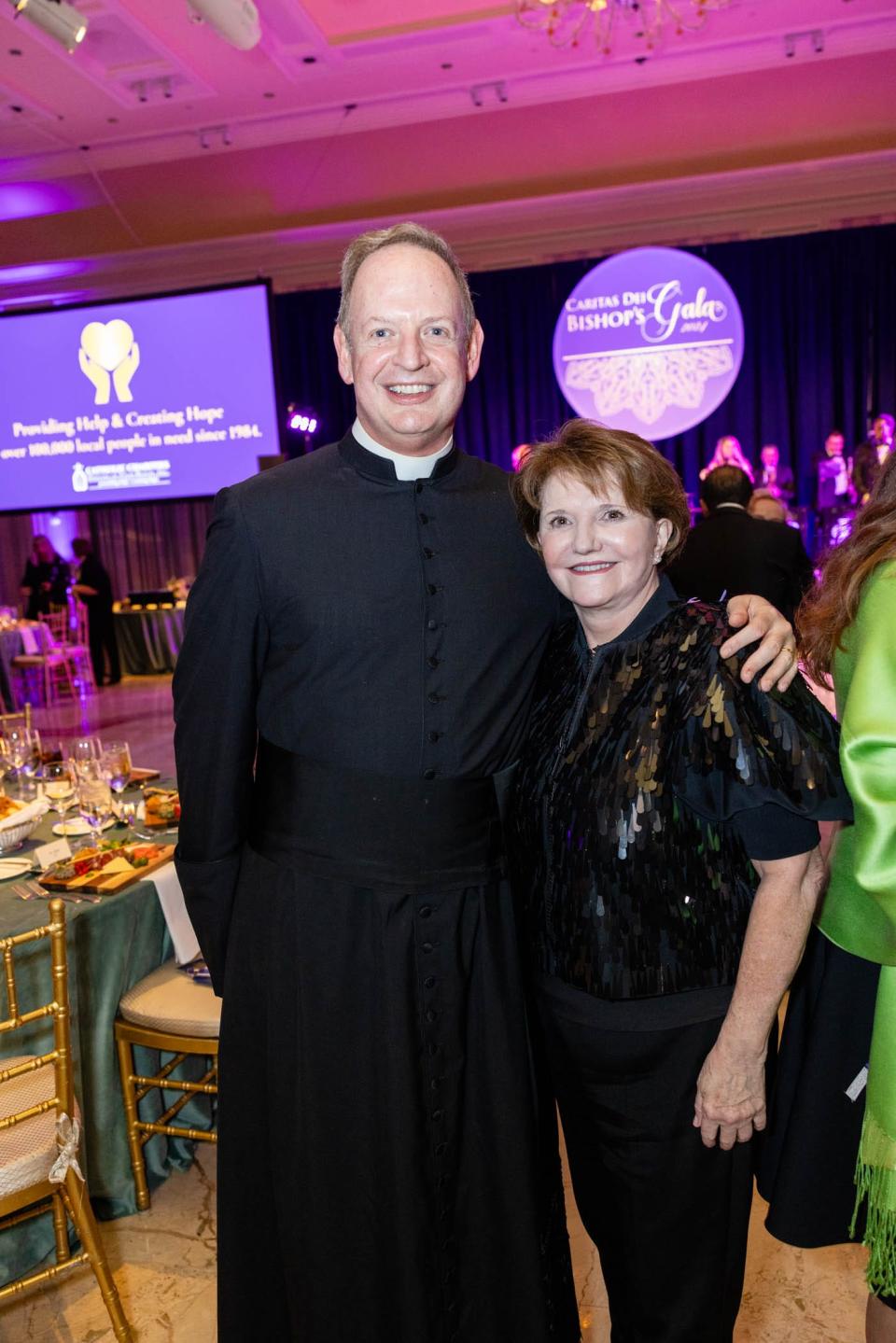 Connie Frankino and the Rev. Brian King