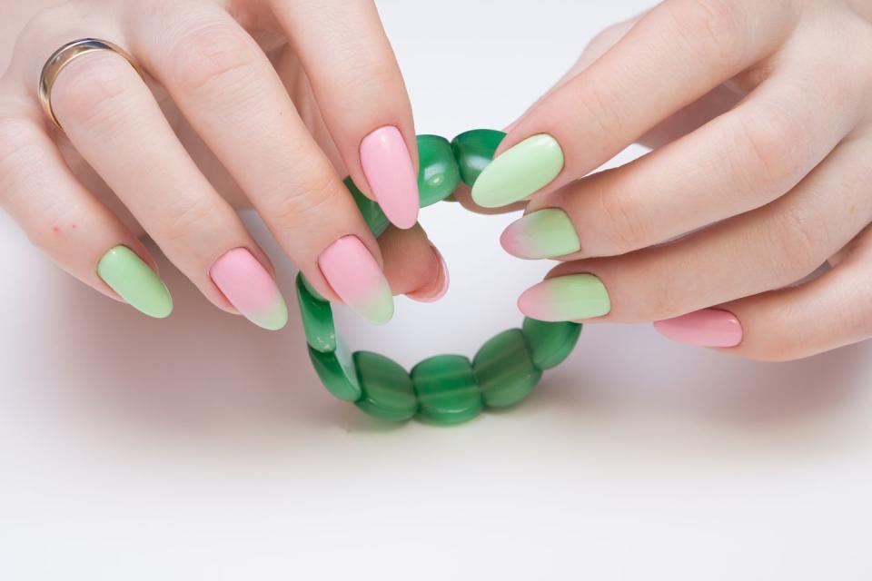 mothers day nail designs watermelon ombre nails
