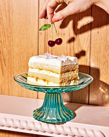 <p>Eva Kolenko</p> Pineapple chiffon slab cake