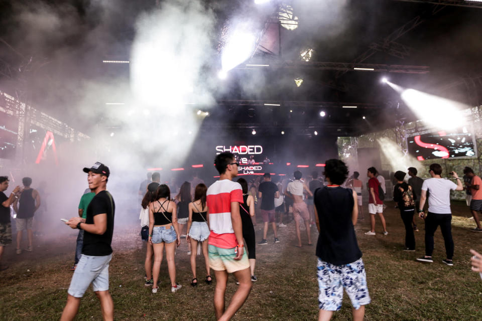 There were three stages set up on the festival ground. This one’s called the Resistance stage. (Photo: Yahoo Singapore)