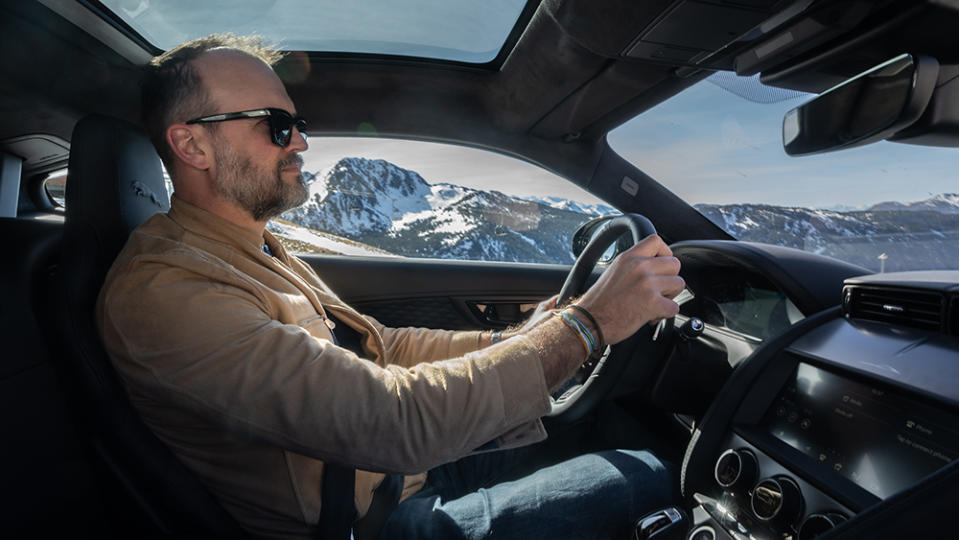 Robin Swithinbank test drives the Jaguar F-Type R75 