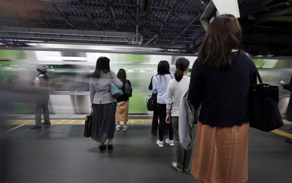 Sexual harassment on public transport has been a growing issue in Japan - AP