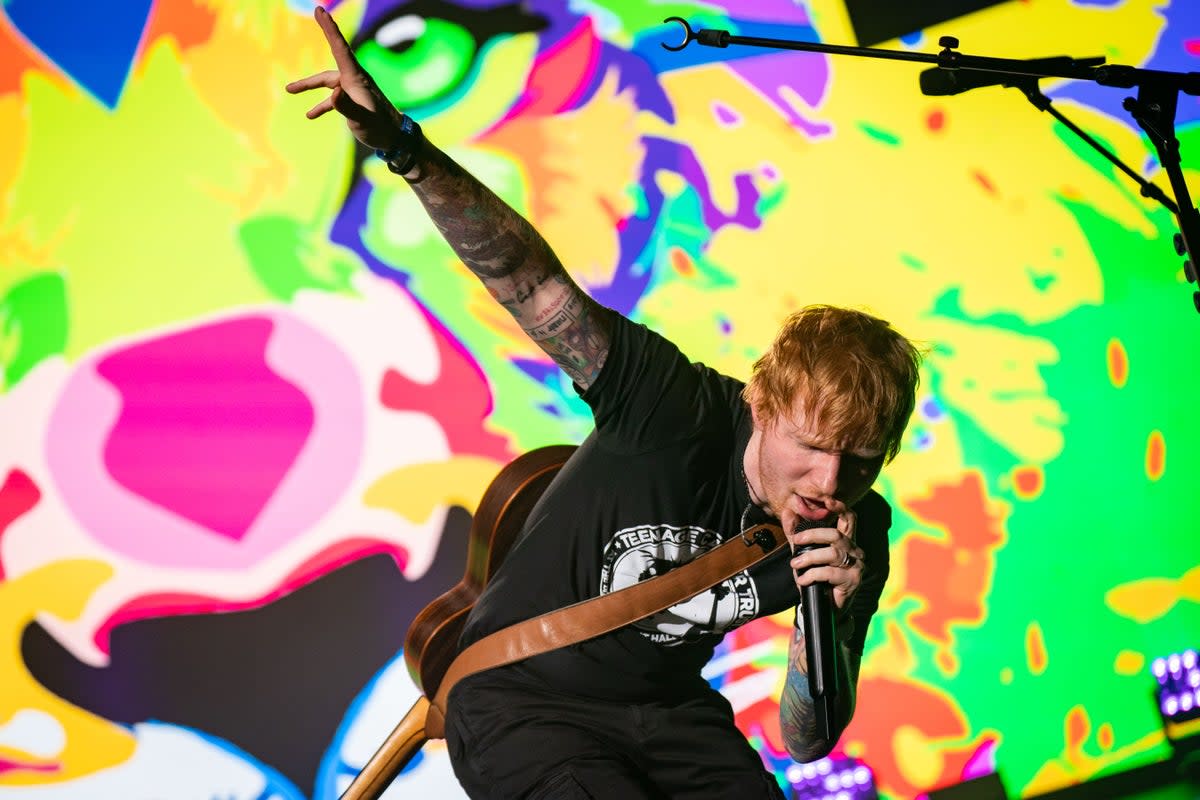 Ed Sheeran surprises party-goers with impromptu set in Ibiza (Aaron Chown/PA) (PA Wire)