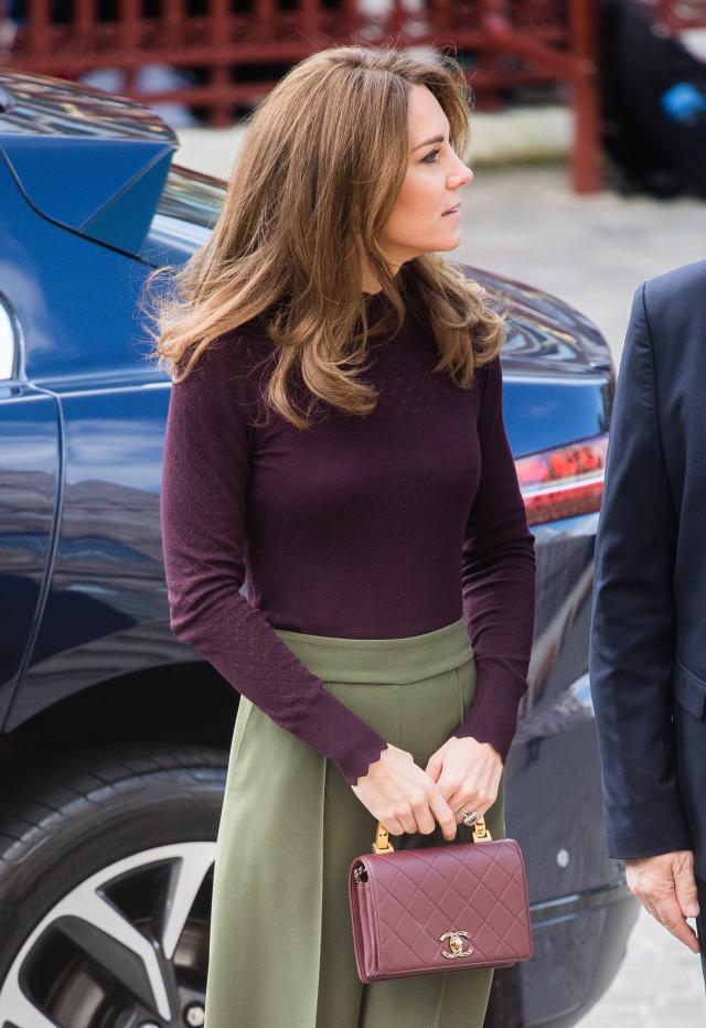 Kate Middleton Wore a $50 Sweater With a Chanel Bag