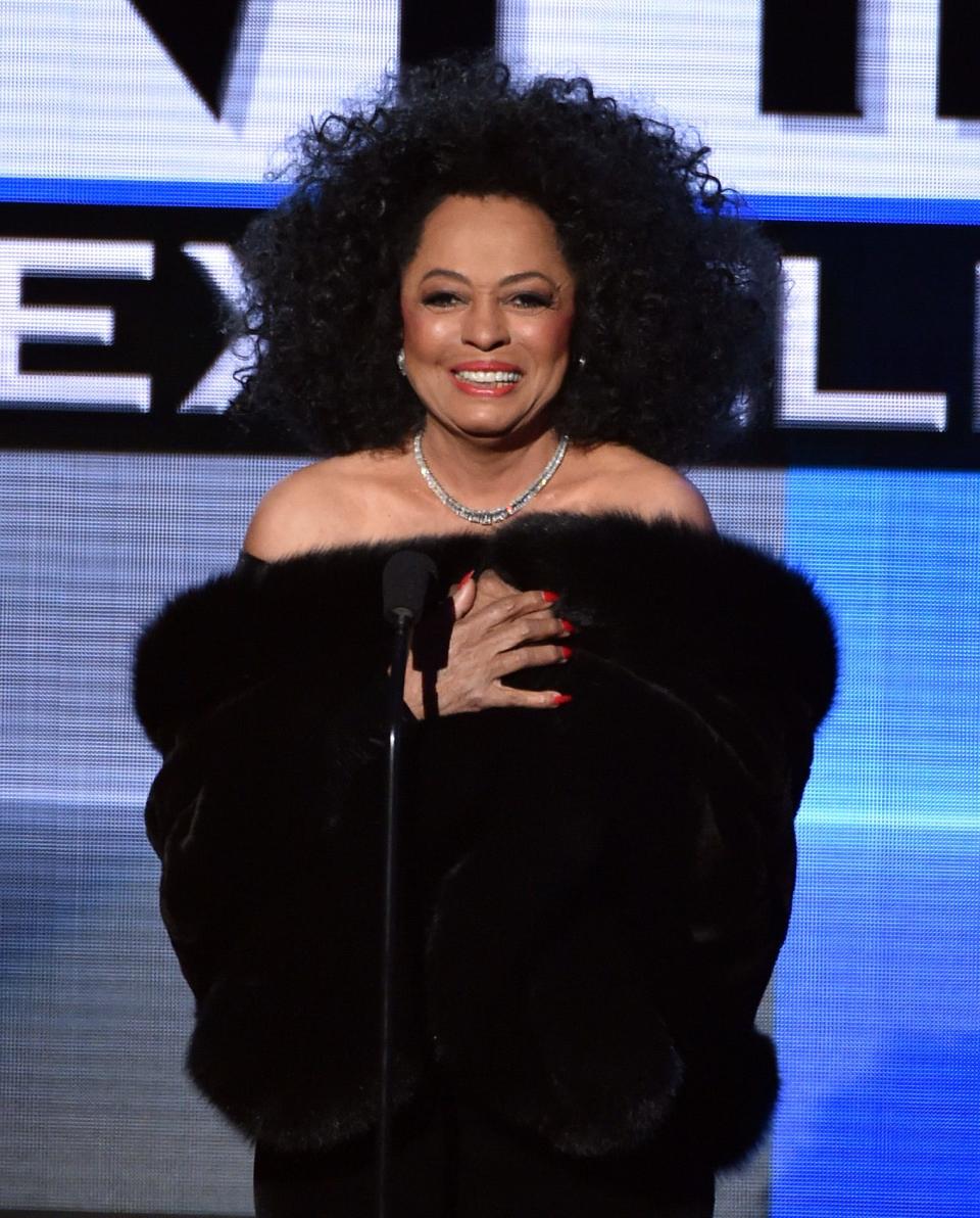 LOS ANGELES, CA - NOVEMBER 23:  Recording artist Diana Ross speaks onstage at the 2014 American Music Awards at Nokia Theatre L.A. Live on November 23, 2014 in Los Angeles, California.  (Photo by Kevin Winter/Getty Images)