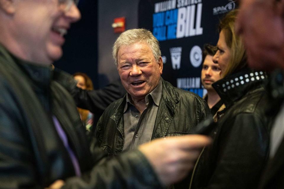 <p> Amanda Edwards/Getty </p> William Shatner on March 21, 2024 in Culver City, California