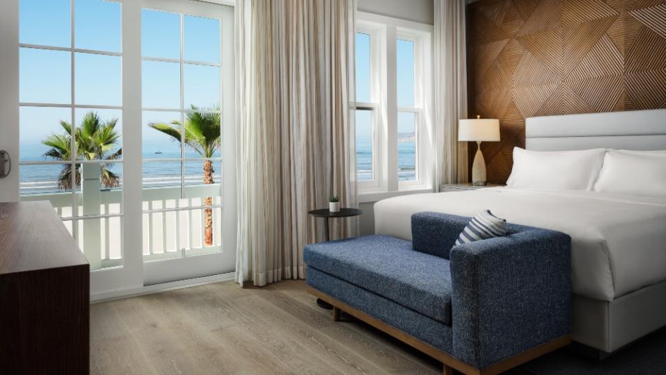 Shore House master bedroom