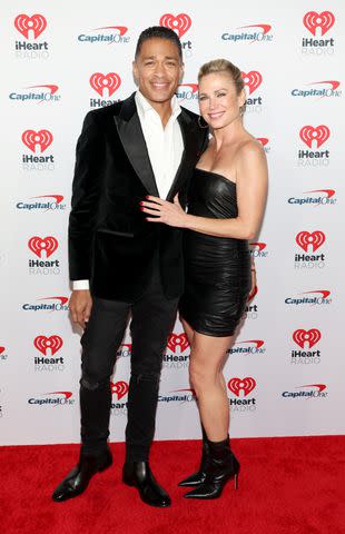 <p>Jesse Grant/Getty </p> T.J. Holmes and Amy Robach attend iHeartRadio 102.7 KIIS FM's Jingle Ball 2023 Presented by Capital One at The Kia Forum on December 1, 2023