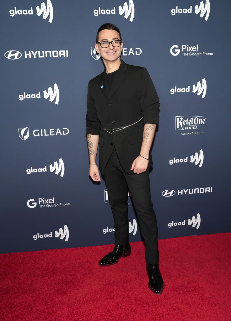 34th annual glaad media awards arrivals christian siriano