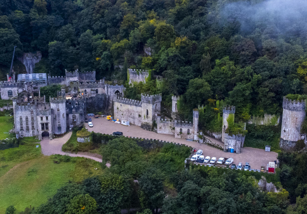 Gwrych Castle near Abergele in Conwy County Borough, North Wales, which will be used for year's I'm a Celebrity... Get Me Out Of Here!. Picture date: Friday September 10, 2021. (Photo by Peter Byrne/PA Images via Getty Images)