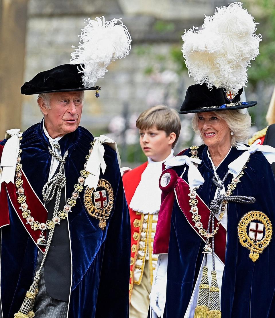 The Order Of The Garter Service At Windsor Castle