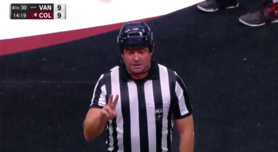 We’ve got a new candidate for best call of the year. (@MammothLax/Twitter)