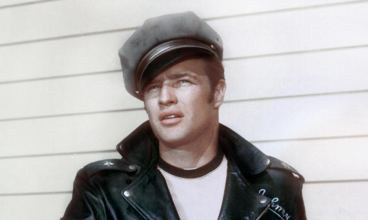 <span>Brando in The Wild One, 1953.</span><span>Photograph: Michael Ochs Archives/Getty Images</span>