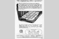 <p>Post-war cars were renowned for having softly sprung seats, but Manchester company Mosely allowed you to go even further – inflatable cushions for the ultimate in comfort. Perfect until your darts fall out of your back pocket.</p>