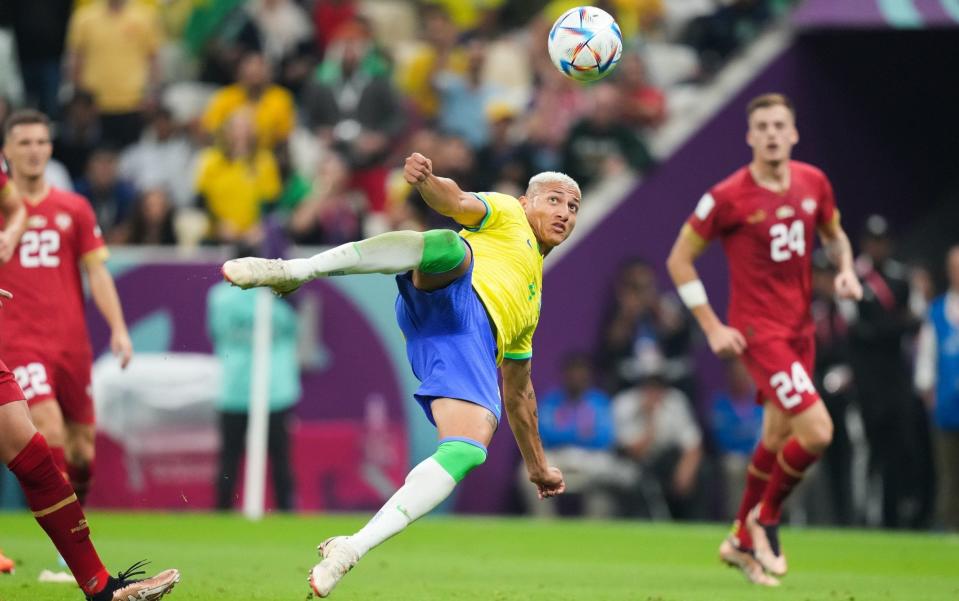 Richarlison - Brazil World Cup 2022 squad list, fixtures and latest odds - Peter Byrne/PA