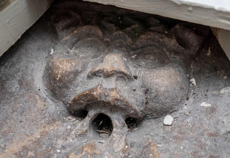 The gargoyle in the bathroom. Tom Maddick / SWNS