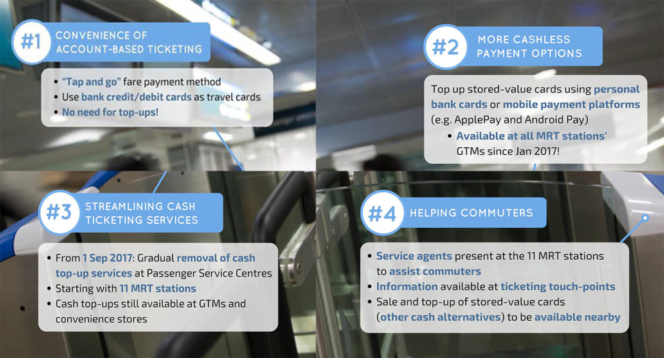 LTA announced its plan for a cashless transport system in Singapore by 2020. (Photo: LTA/ Facebook)