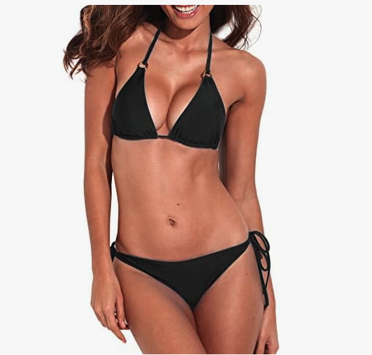 Women&#39;s Cheeky Bikini. Image via Amazon.