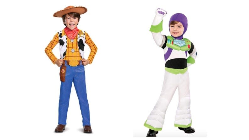 Giddyup to infinity and beyond with Woody and Buzz Lightyear.