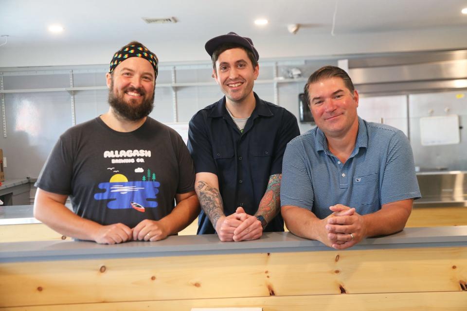 HiFi Burritos are opening at 11A Main Street in Dover and will have both indoor dining and takeout. From left are Brett Wintersteen, Stephen Ordway and Joel Harris.