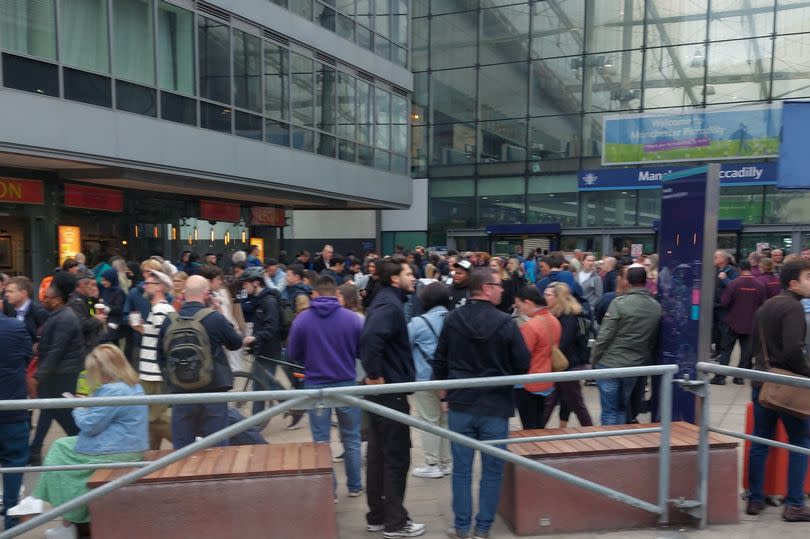 Manchester Piccadilly station was evacuated this morning