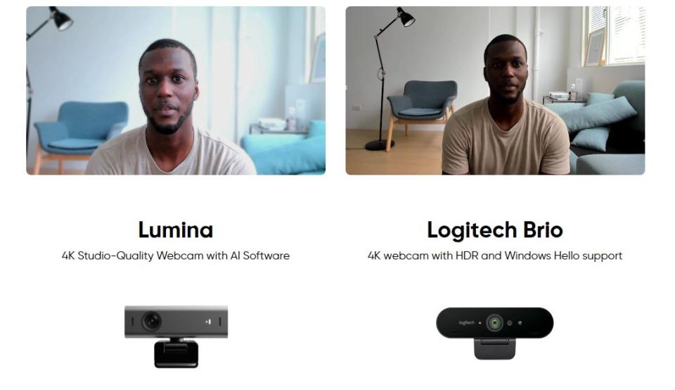 Lumina: World's First AI-Powered Webcam Brings Hollywood Effects