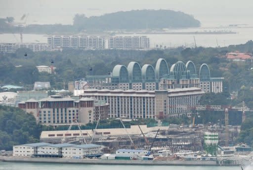 The Sentosa casino and leisure complex in Singapore. A Manila court has blocked the export of 25 dolphins which were to have been sent to Resorts World Sentosa, a giant casino resort in Singapore, according to a copy of the order