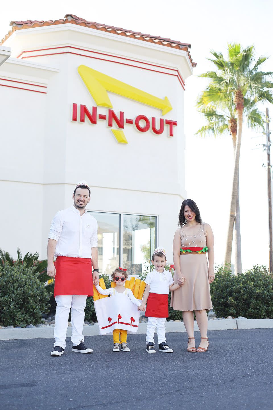 in n out burger and fries food halloween costumes