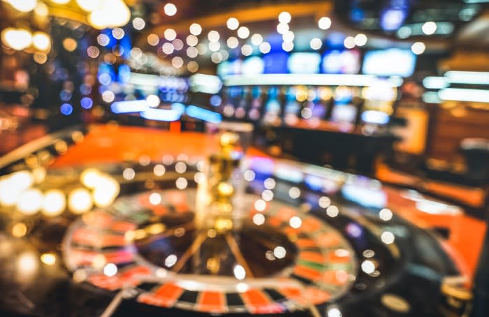 View of a casino floor.