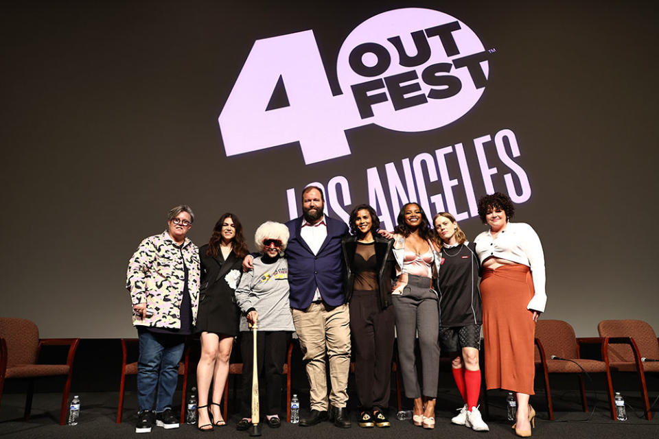 Rosie O’Donnell, Abbi Jacobson, Maybelle Blair, Will Graham, Desta Tedros Reff, Chante Adams, Kelly McCormack and Melanie Field - Credit: John Salangsang / Shutterstock for Outfest