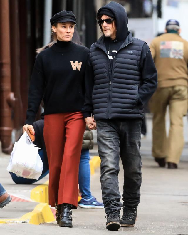 Norman Reedus And Diane Kruger Step Out In NYC With Their Daughter: Photos