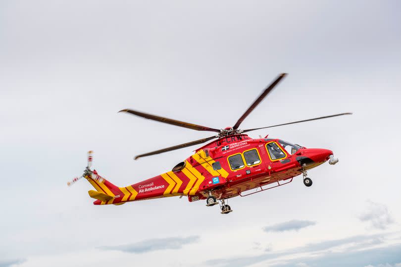 Cornwall air ambulance (generic picture)