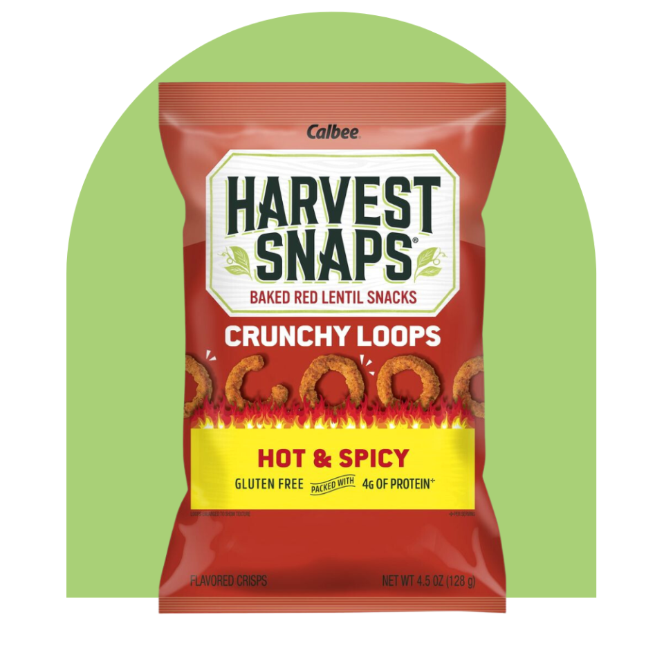 <p><a href="https://go.redirectingat.com?id=74968X1596630&url=https%3A%2F%2Fwww.walmart.com%2Fip%2FHarvest-Snaps-Crunchy-Loops-Baked-Red-Lentil-Snacks-Hot-Spicy-Gluten-Free-Veggie-Crisps-4-5-oz%2F2004546816&sref=https%3A%2F%2Fwww.goodhousekeeping.com%2Fhealth%2Fdiet-nutrition%2Fa60006353%2Fbest-snack-awards-2024%2F" rel="nofollow noopener" target="_blank" data-ylk="slk:Shop Now;elm:context_link;itc:0;sec:content-canvas" class="link ">Shop Now</a></p><p>Crunchy Loops, Hot & Spicy</p><p>walmart.com</p><p>$4.92</p>