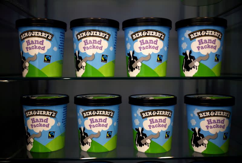 FILE PHOTO: Ben & Jerry's shop in London