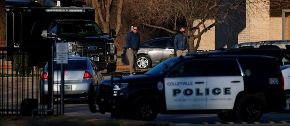 Les quatre otages ont été séquestrés pendant plus de dix heures, dans cette synagogue de Colleyville, au Texas, le 15 janvier 2022. 
