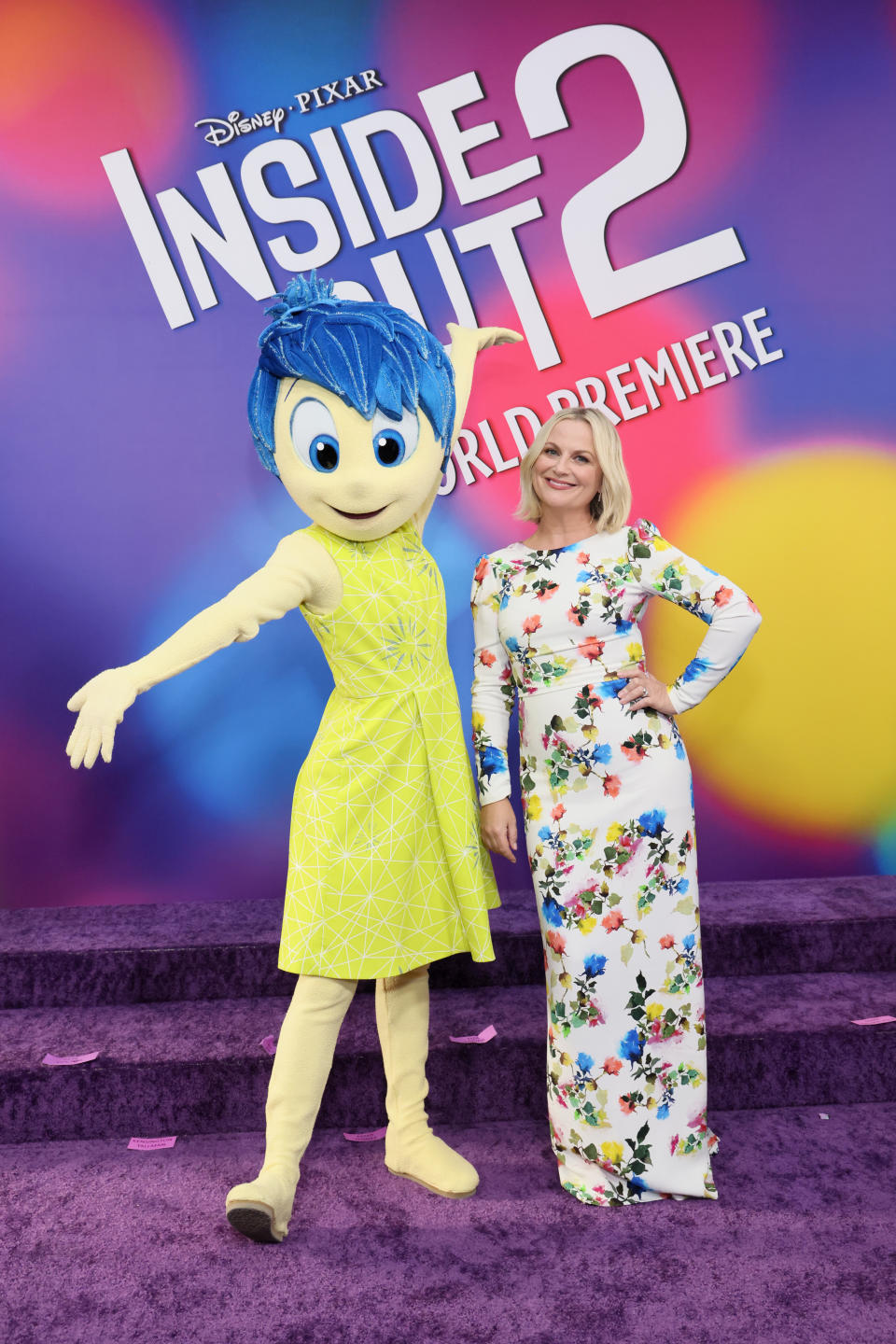 Amy Poehler attends the World Premiere of Disney and Pixar's "Inside Out 2"