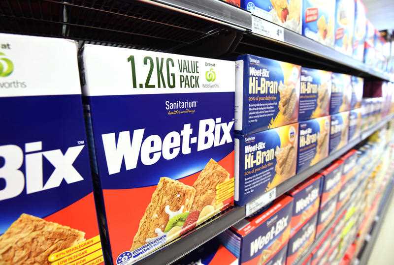 A stock image of a Weet-Bix cereal boxes.