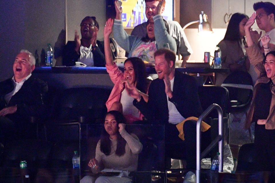 Meghan Markle and Prince Harry Have a Rare Date Night at the Lakers Game
