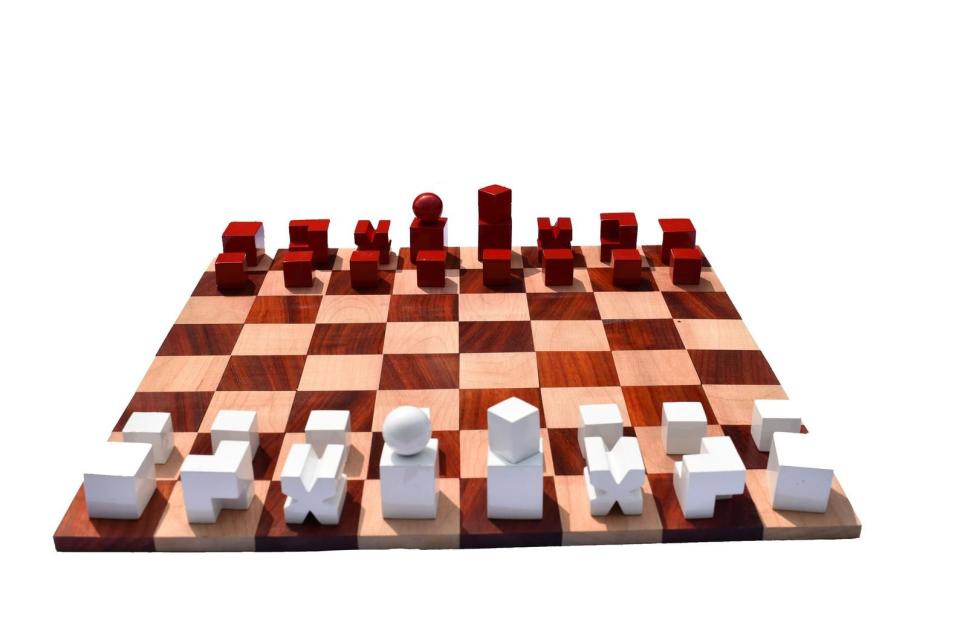 8) Bauhaus Chess Set