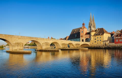 The Old Stone bridge over the Danube - Credit: Getty