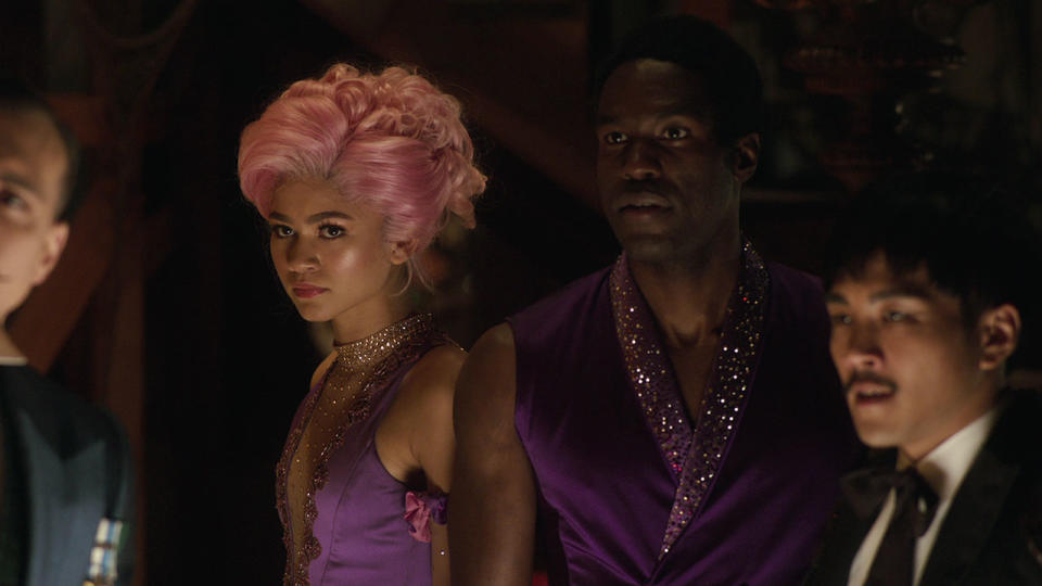 Zendaya and Yahya Abdul-Mateen II play trapezing siblings Ann and WD (20th century Fox)