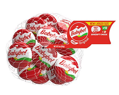 Mini Babybel Original Snack Cheese Cheddar, 9 Ounce (Amazon / Amazon)