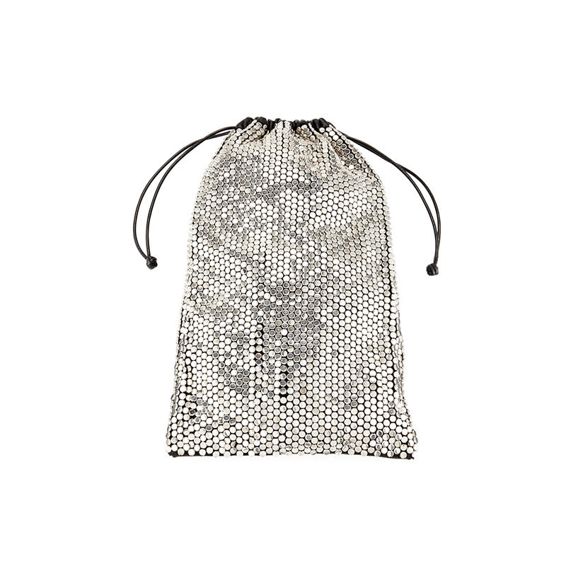 <a rel="nofollow noopener" href="http://rstyle.me/n/cudt7jchdw%20" target="_blank" data-ylk="slk:Ryan Sequined Leather Dust Bag, Alexander Wang, $595Feeling edgy? A mini silver duster does the job.;elm:context_link;itc:0;sec:content-canvas" class="link ">Ryan Sequined Leather Dust Bag, Alexander Wang, $595<p>Feeling edgy? A mini silver duster does the job.</p> </a>