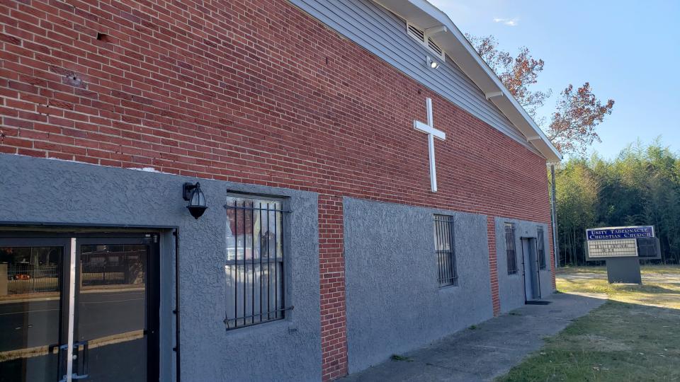 Greater Unity Tabernacle Christian Church is located on Gillespie Street in downtown Fayetteville, NC. On Nov. 9, vandals spray painted hateful messages on the church. Fayetteville police have made arrests in the case.