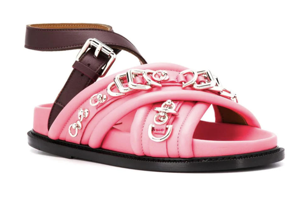 D-ring chunky sandals by Cedric Charlier, ugly sandals, cute sandals for ugly feet.